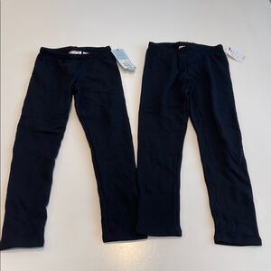 Bundle Fleece lined Jack and Jack Kids Black Leggings